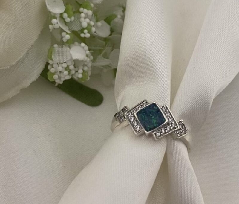 Memorial Art Deco Ring