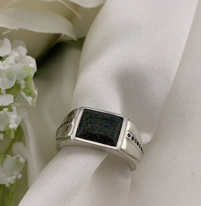 Pave Accent Signet Ring