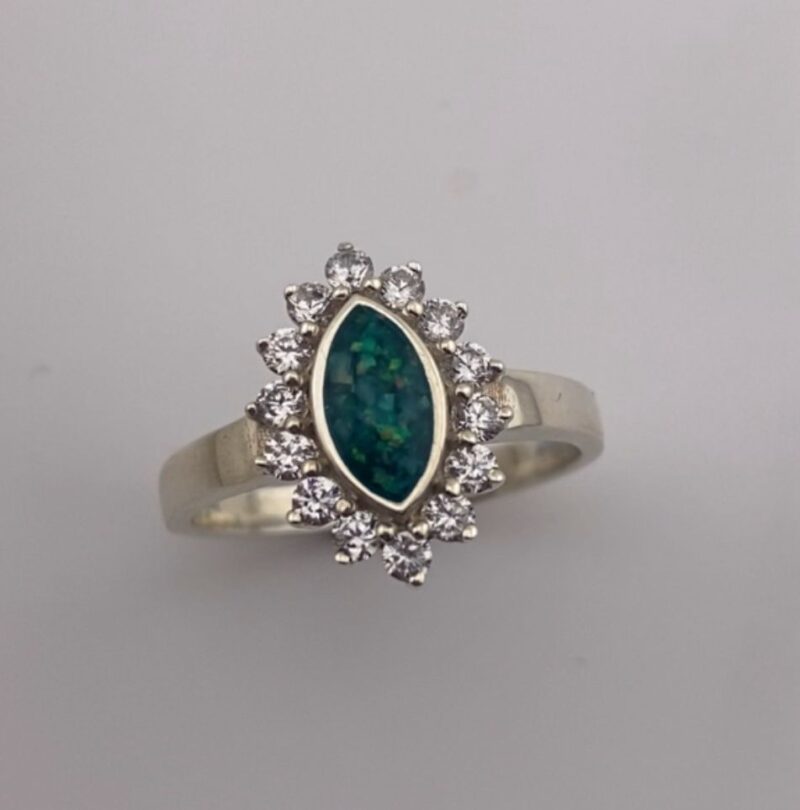 Memorial Princess Marquise Ring - Image 4