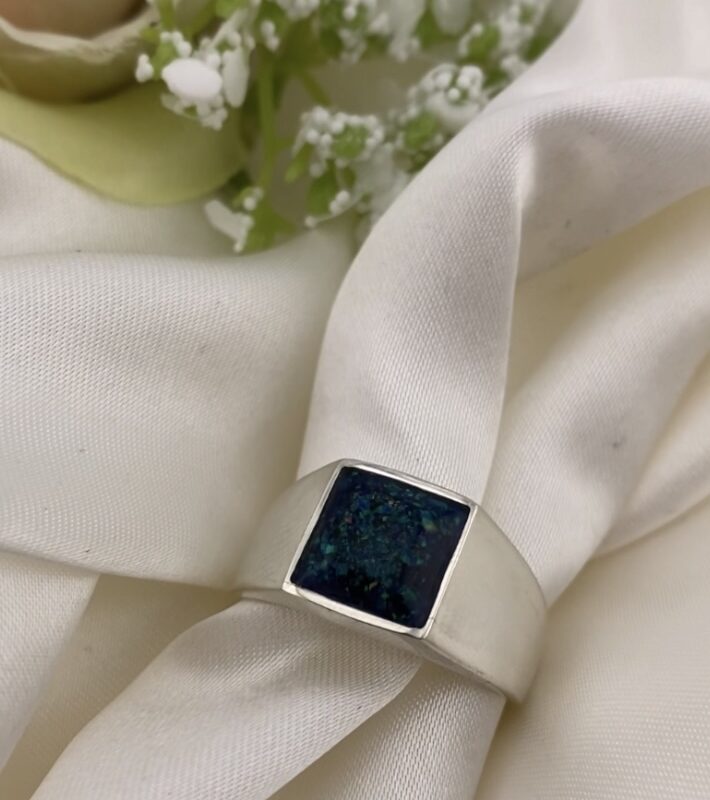 Memorial Rectangular Signet Ring