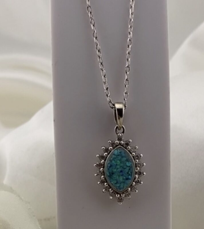 Memorial Princess Marquise Pendant