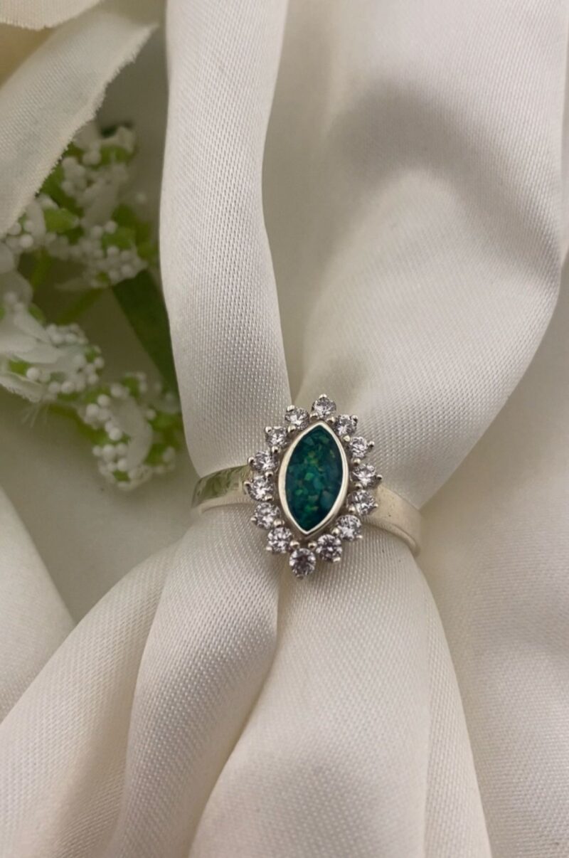 Memorial Princess Marquise Ring