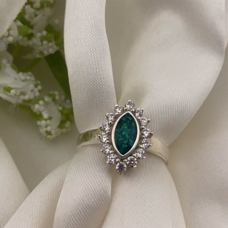 Memorial Princess Marquise Ring