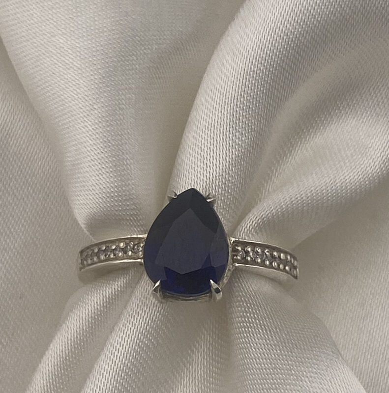 Reinvented Teardrop Pave Ring- Size Extra Large (Z+1 - Z+6)
