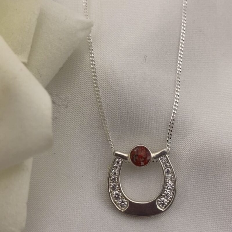 Memorial Horseshoe Pendant