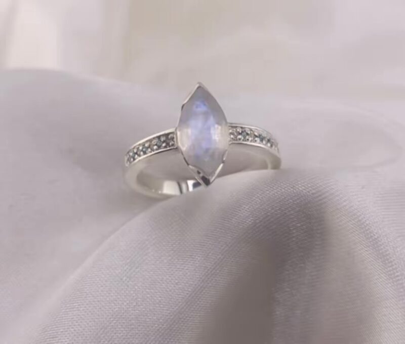 Reinvented Solitaire Offset Ring- Size Medium (Q - V) - Image 4
