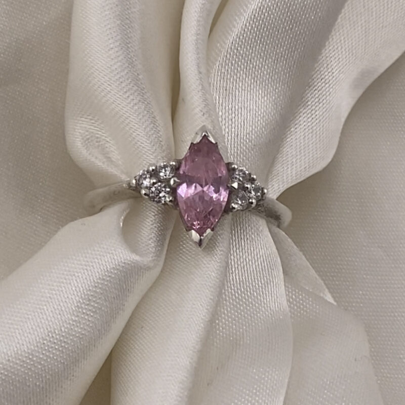 Marquise Trinity Cluster Ring