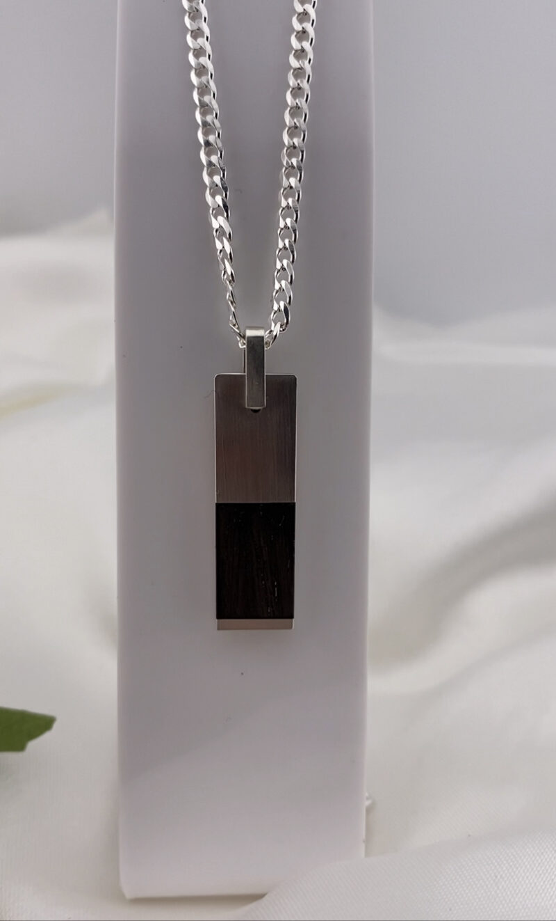 Rectangle Wood Panel Pendant