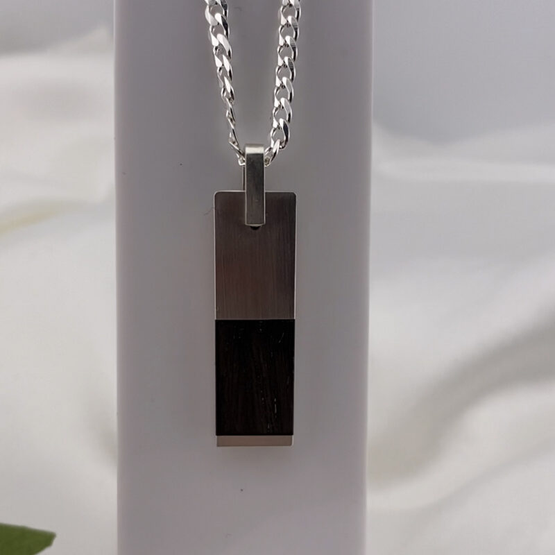 Rectangle Wood Panel Pendant